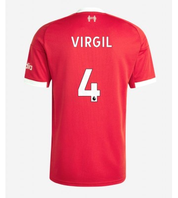 Liverpool Virgil van Dijk #4 Hjemmebanetrøje 2025-26 Kortærmet